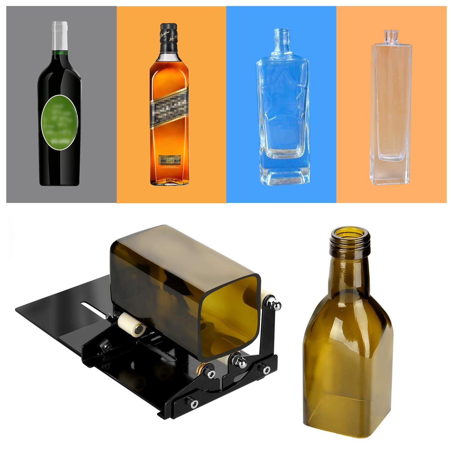 Glass Bottle Cutter Tool Professional For Wine Beer Bottles