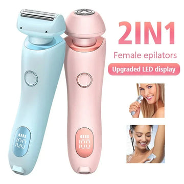 Rechargeable Trimmer Women Body Razor Face Leg Armpit Bikini